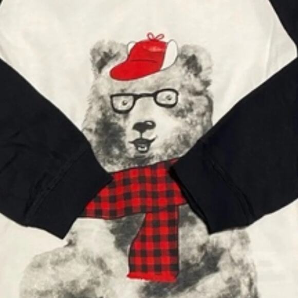 Carter's Boys Bear Shirt Plaid Pullover Joggers 3 piece Set Size 5T NWT - Picture 5 of 5